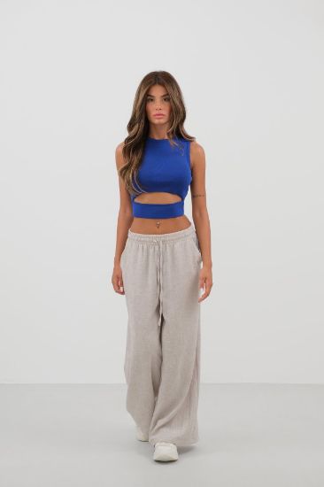 Pencere Detay Triko Bluz resmi